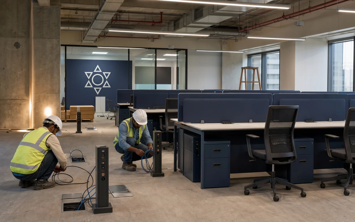 Power Points & Data Provisioning: Electrical Works, Impulse Branding Solutions