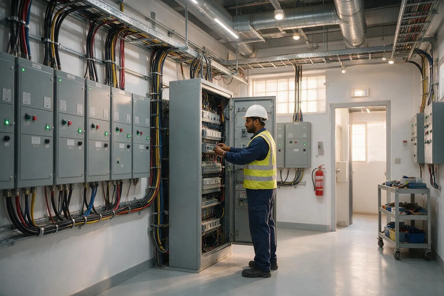 Electrical Works delivered by the Impulse Branding Solutions site team