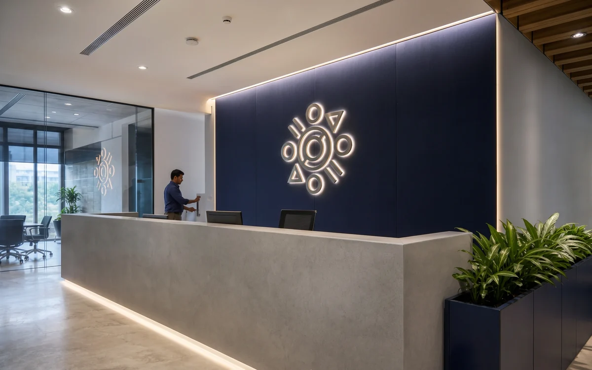 Acrylic Reception & Logo Walls: Acrylic Sign Boards, Impulse Branding Solutions