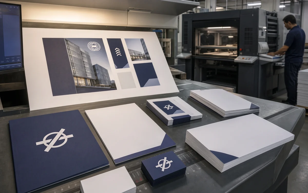 Corporate Offices: Stationery, Wayfinding, Internal Branding: Digital Printing, Impulse Branding Solutions