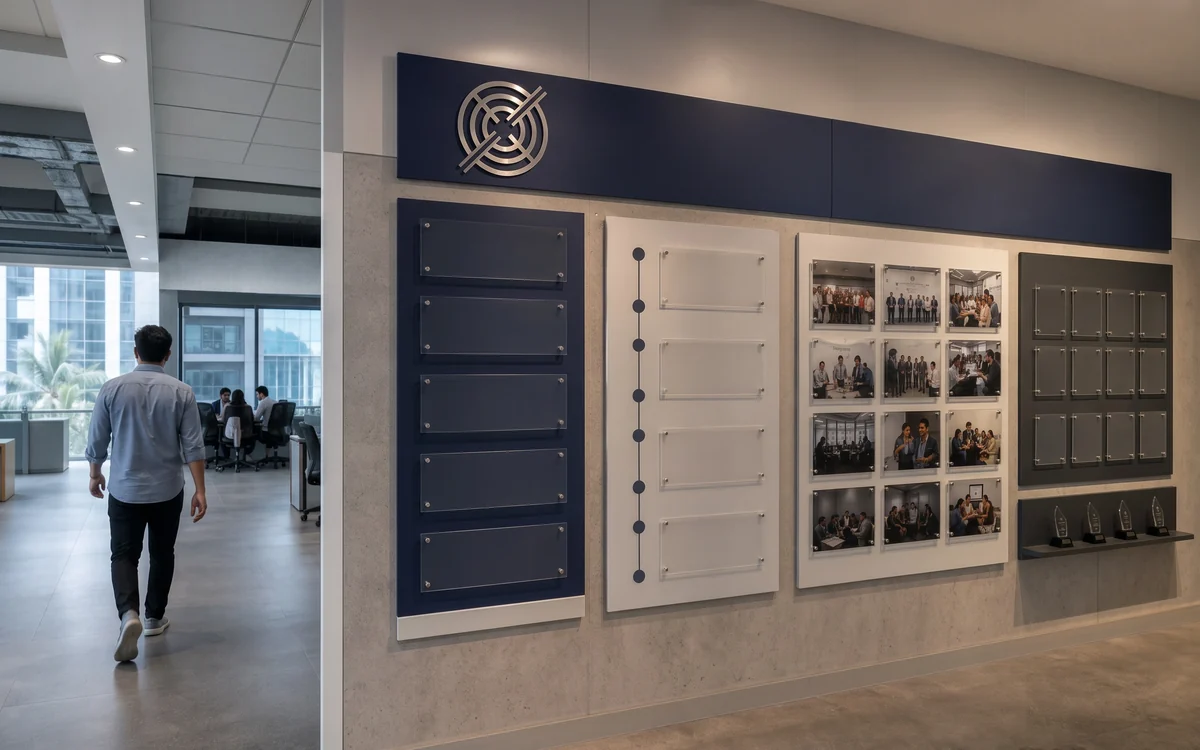 Culture, Values & Recognition Walls: In-Office Branding & Space Branding, Impulse Branding Solutions