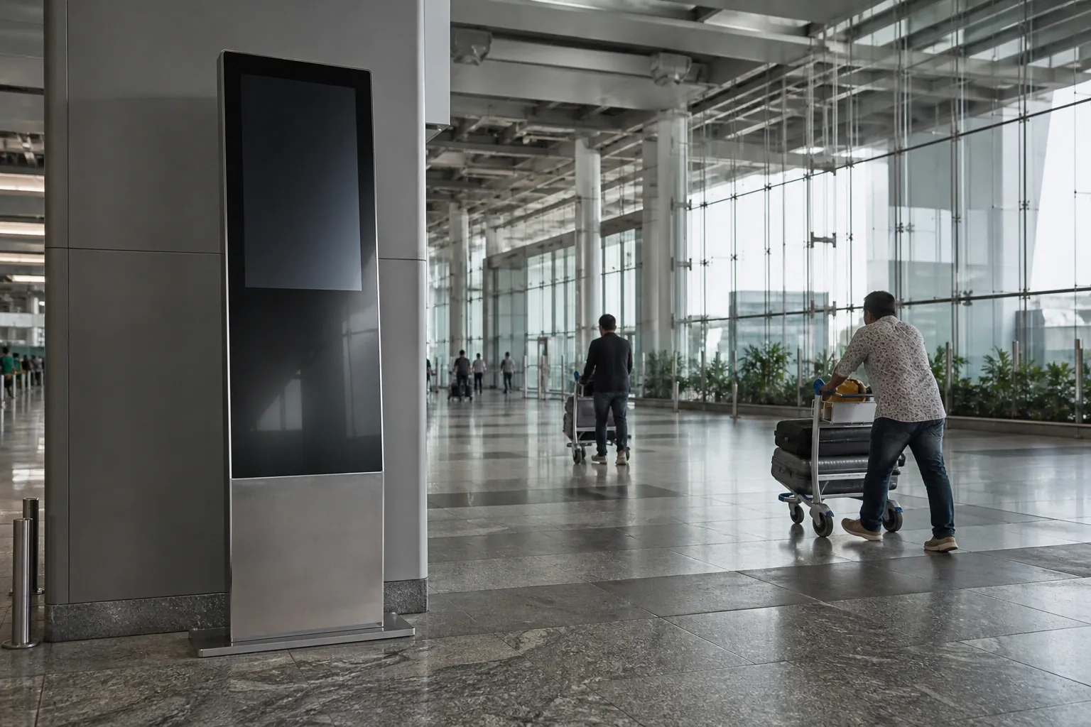 Finished kiosk building & branding checked at the IBS facility before dispatch