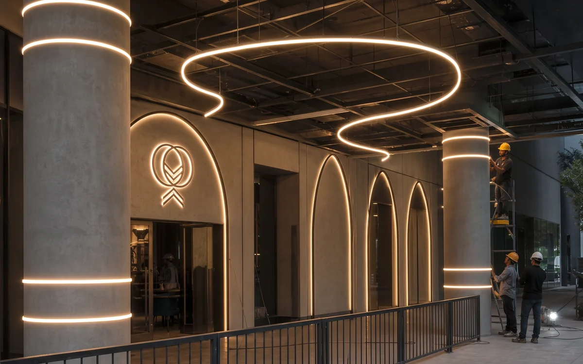 Architectural & Custom-Shape Neon: Neon Sign Boards, Impulse Branding Solutions