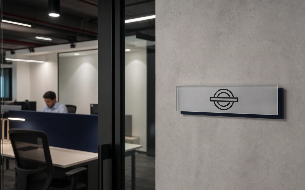 Cabin, Door & Desk Nameplates: Office Signage, Impulse Branding Solutions