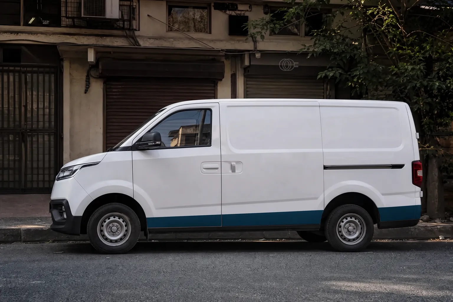Completed vehicle wraps installed at a commercial site in India